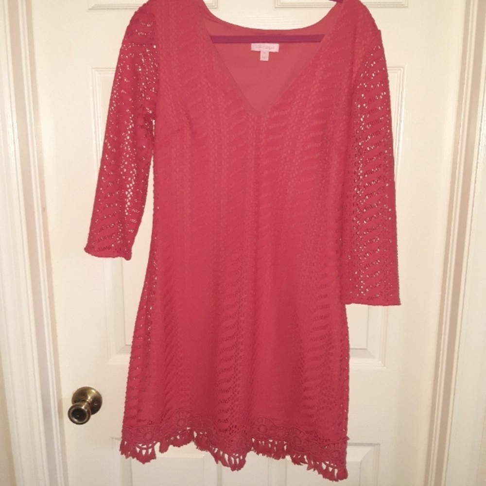 Lilly Pulitzer Hot Pink Dress M